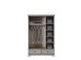Ντουλάπα 3φυλλη Carizma CZ-101 Gencecix 134 X 60  X 205